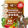 FreshDrinkUS Ginseng 6 Treasures Kidney Tea 30 Packs Of Super Kidney Cleanse Detox Tea For Men & Women 100% Natural Roots & Berries | Caffeine-Free | Adaptogenic Blend for Energy Wellness & Vitality Support