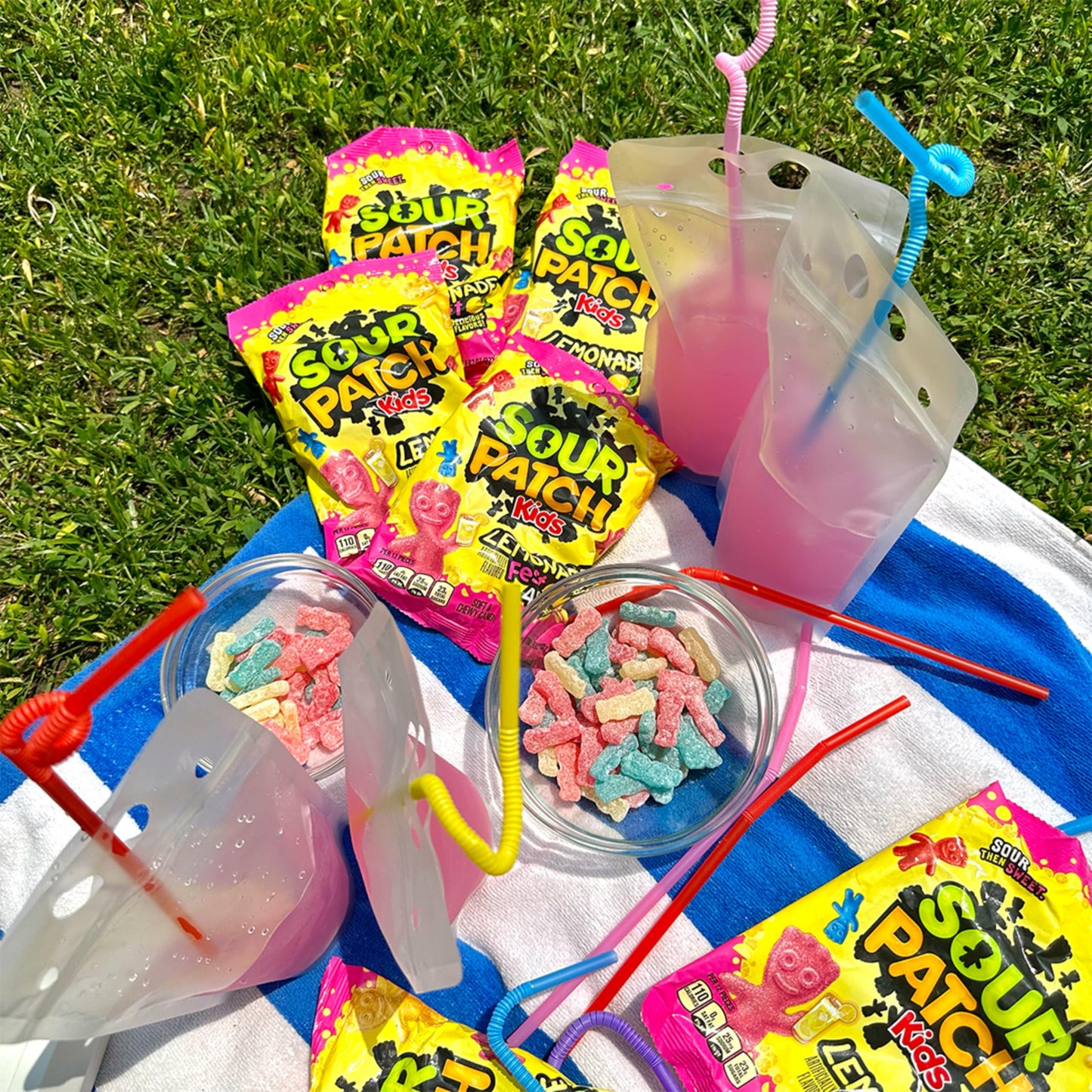 Sour Patch Kids Lemonade Fest Soft & Chewy Candy, 8.02 Oz (Pack Of 8)