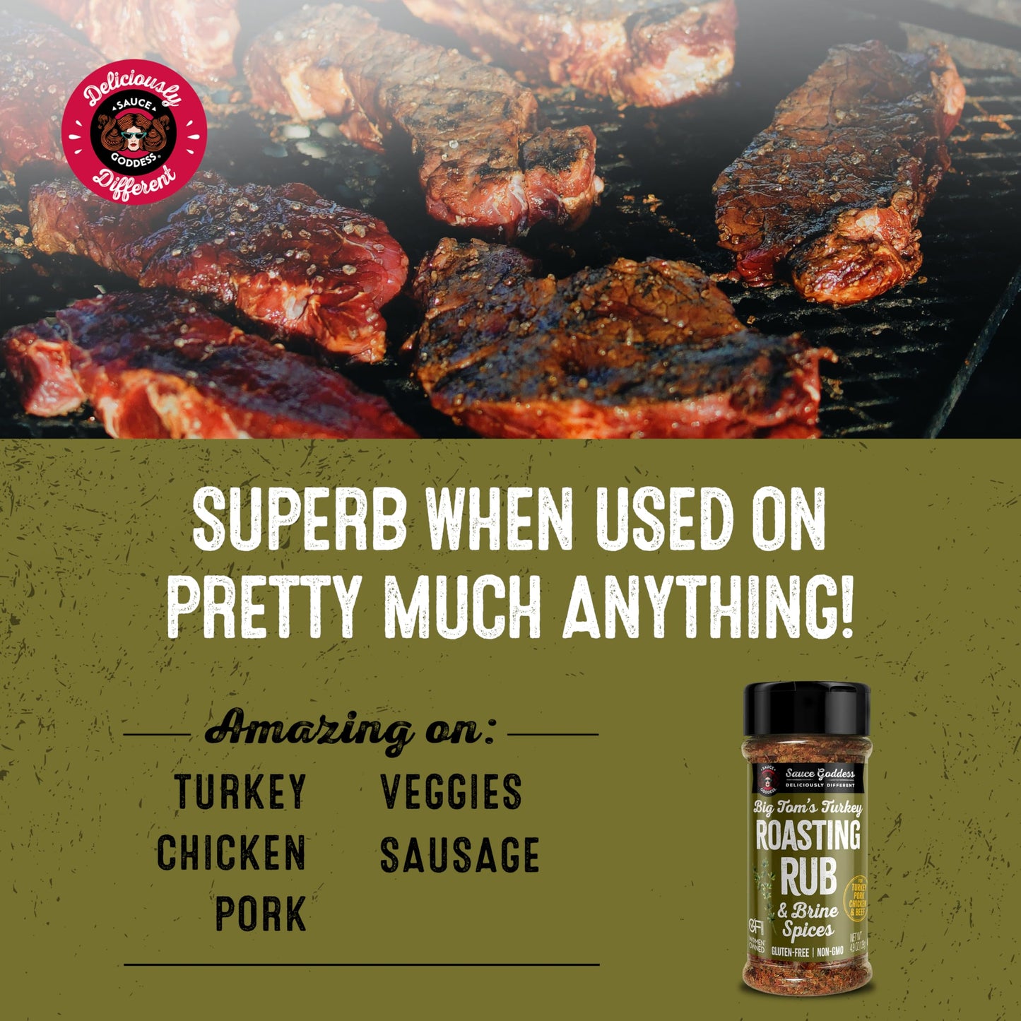 Sauce Goddess Big Tom'S Turkey - 5.2 Oz.