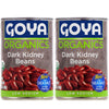 Goya Foods Organic Dark Red Kidney Beans, 15.5 Ounce (Pack of 2)