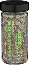 Spicely Organic Seasoning Herbs De Provence 0.50 Ounce Jar Certified Gluten Free