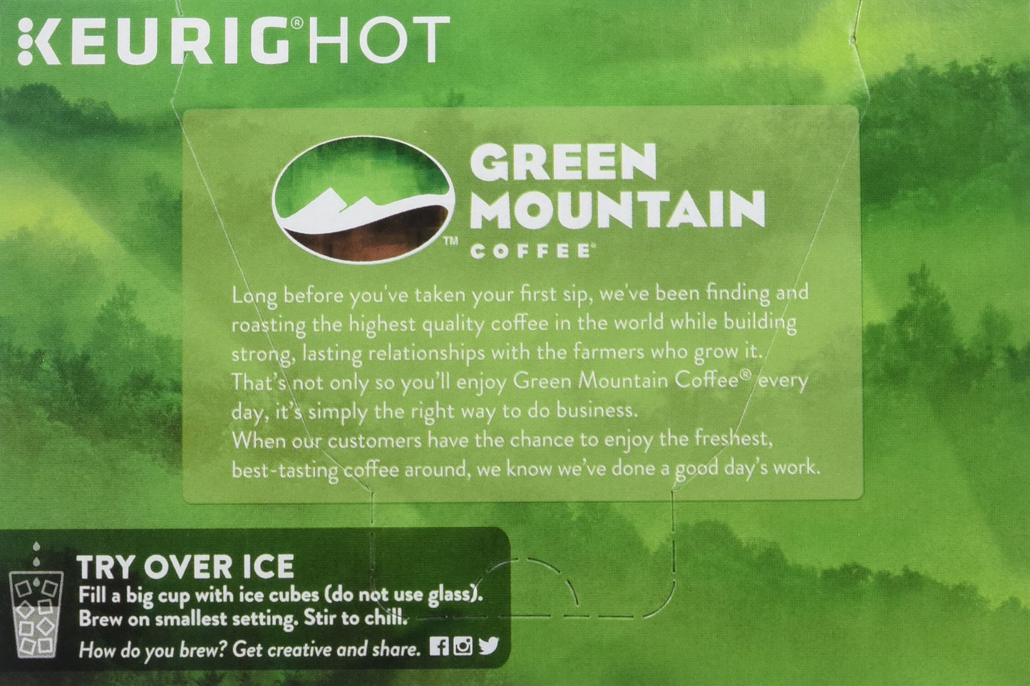 Green Mountain Coffee Roasters Our Blend, Single-Serve Keurig K-Cup Pods, Light Roast Coffee, 72 Count
