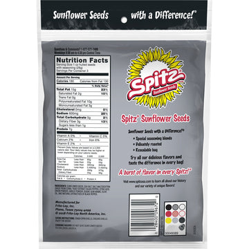 Spitz Sunflower Seeds, ed Pepper, 6oz Bag, 196005