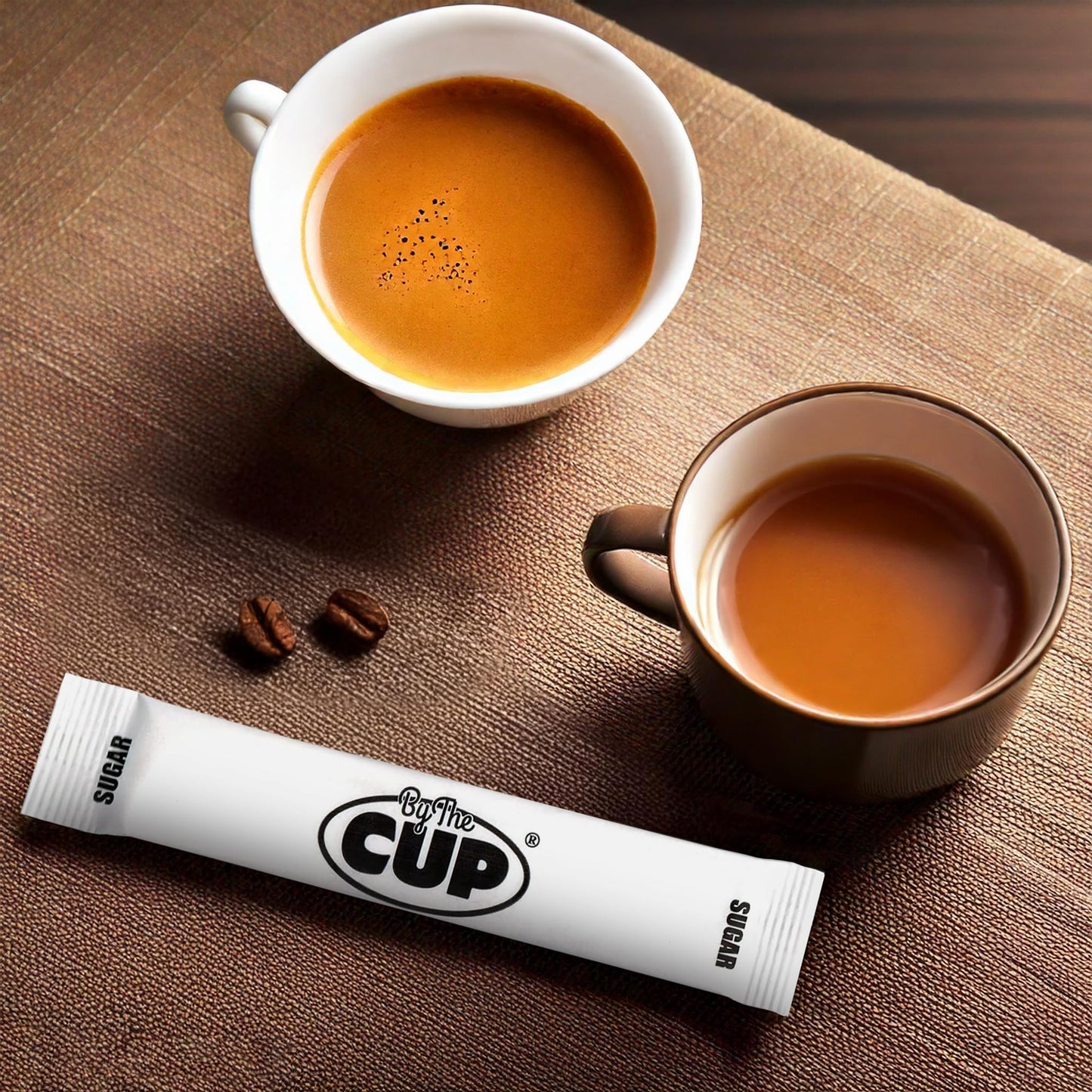 By The Cup Sugar Packets, Pack of 500, White, 1 Count