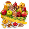 A Gift Inside Get Well Soon Orchard Delight Fruit And Gourmet Gift Basket"