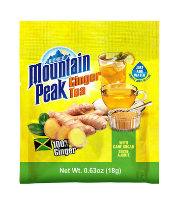 Jamaica Mountain Peak Ginger Instant Tea 10 Sachets