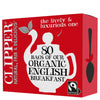 clipper Tea, English Breakfast Assam Blend, Fairtrade, Organic, Plant-Based, caffeinated, 1 Pack, 80 Unbleached Tea Bags
