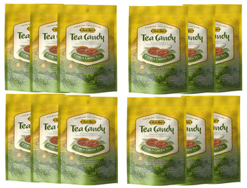 Bali'S Best Citrus Green Tea Candy, 5.3-Ounce Bags (Pack Of 12)