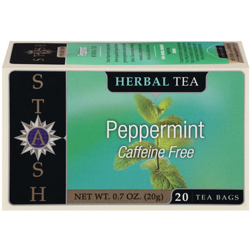 Stash Tea 29296- 6 Pack Stash Tea Peppermint Tea - 6x20 ct