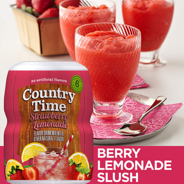 Country Time Strawberry Lemonade Drink Mix, 18 Ounce