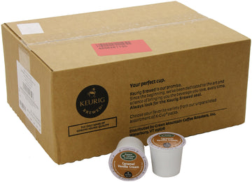 Keurig, Green Mountain Coffee, Caramel Vanilla Cream, K-Cup Counts, 50 Count