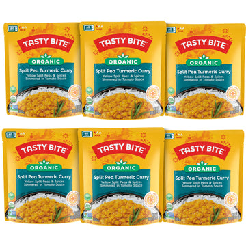 Tasty Bite Organic Jodhpur Lentils, 10 Ounce, Pack Of 6, Ready To Eat, Microwavable Entree, Vegan ( 6 Count )