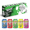 Warheads Soda - Sour Fruity Soda, Classic Flavors, 12 Fl Oz (Pack of 5)