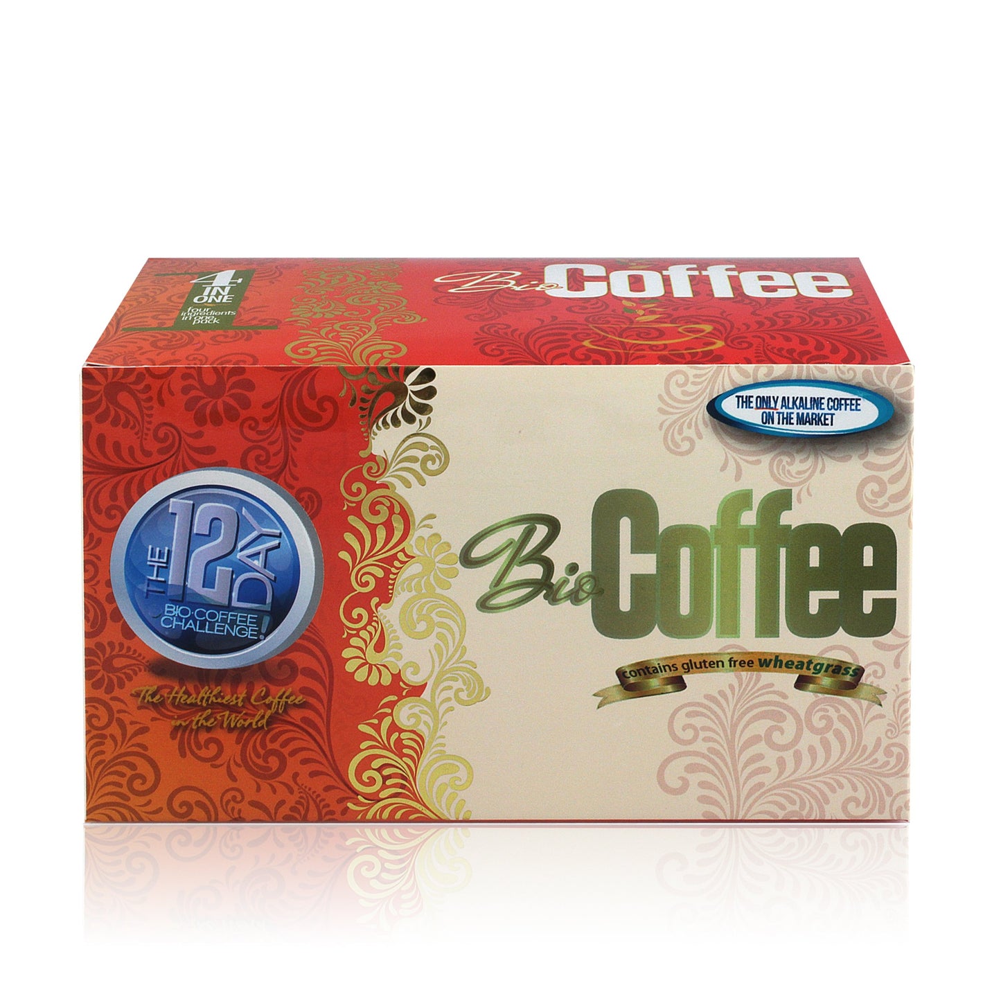 Bio Coffee- First Organic Instant Non-Dairy Alkaline Coffee (1 Box)