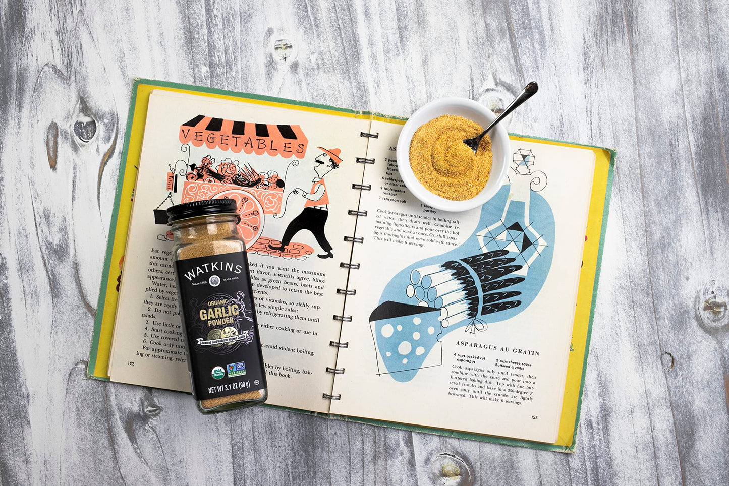 Watkins Gourmet Organic Garlic Powder Spice Jar, 3.1 Ounce