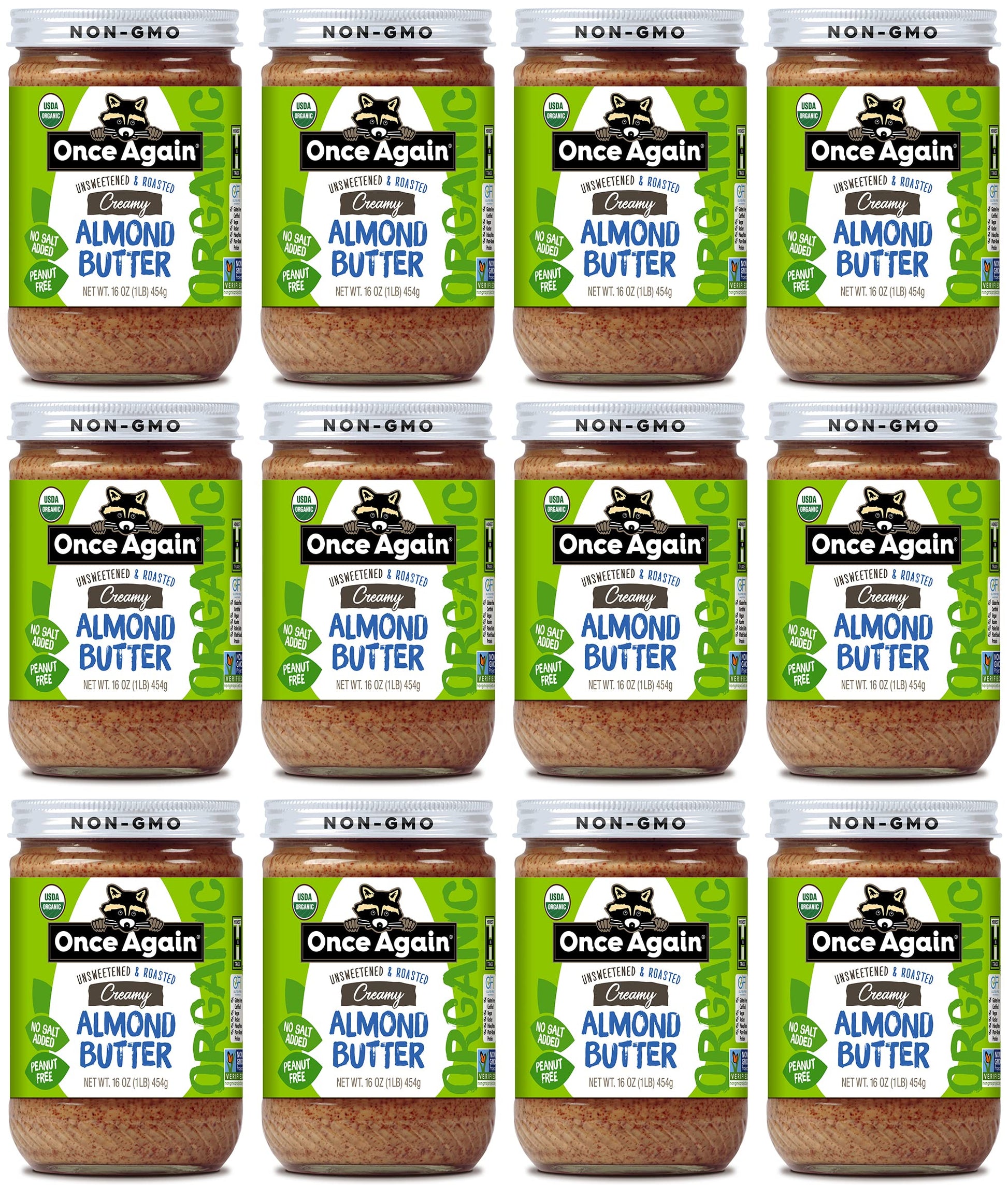 Once Again - Organic Almond Butter Creamy - 16 oz.