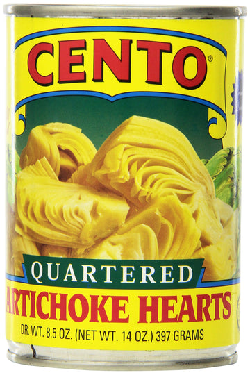 Cento Quartered Artichoke Hearts, 14 Ounce Cans (Pack Of 12)