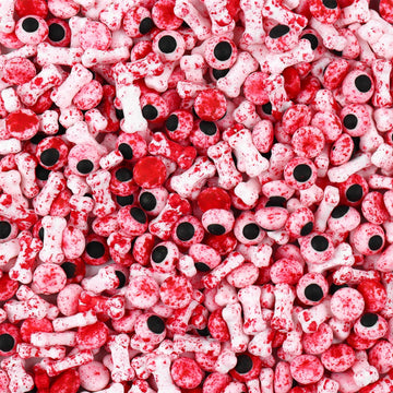 Bloody Eyeball Sprinkles For Cake Decorations Red Dog Bones Sprinkles Edible Candy Eyeball For Cupcake Topper Ice Cream Candy Co