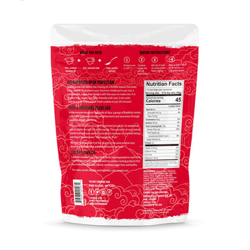 Lakanto Sugar Free Chocolate Chip Cookie Mix - Sweetened with Monk Fruit Sweetener, Gluten Free, Keto Diet Friendly, Vegan, 2g N