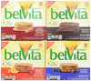 Belvita Breakfast Biscuits Variety Pack - Blueberry, Chocolate, Cinnamon Brown Sugar & Cranberry Orange (1) 8.8 Oz. Box Of Each Flavor (Bundle Of 4)