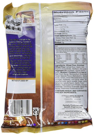 Gardettos Rye Chips, Deli Style Mustard, 5.5 Oz (Pack of 7)