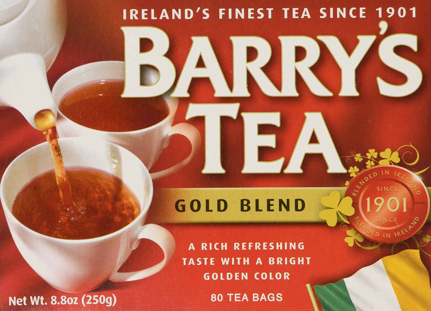 Barry'S Tea Gold Blend, 80 Count (Pack Of 2)