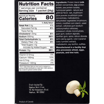 Proti-Thin High Protein Cream Of Vegetable Soup, Healthy Instant Diet Soup Mix, 15G Protein, Low Calorie, Low Carb, Low Fat, Gluten-Free, Keto Friendly, Ideal Protein Compatible 1 Pack Of 7 Servings