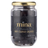 Mina Dry Cured Black Olives, Moroccan Olive Oil, 7 oz, Non-GMO, Gluten-Free, Vegan, Low Carb, Great for Keto Snacks