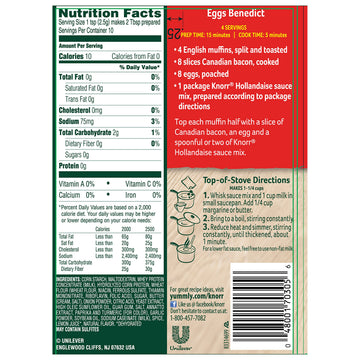 Knorr Hollandaise Sauce, .9-Ounce Packages (Pack of 12)