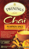 Twinings Of London Pumpkin Spice Chai Tea Bags, 20 Count (Pack Of 1)