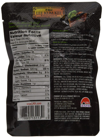 Lee Kum Kee Panda Brand Sauce For Broccoli Beef, 8 Oz