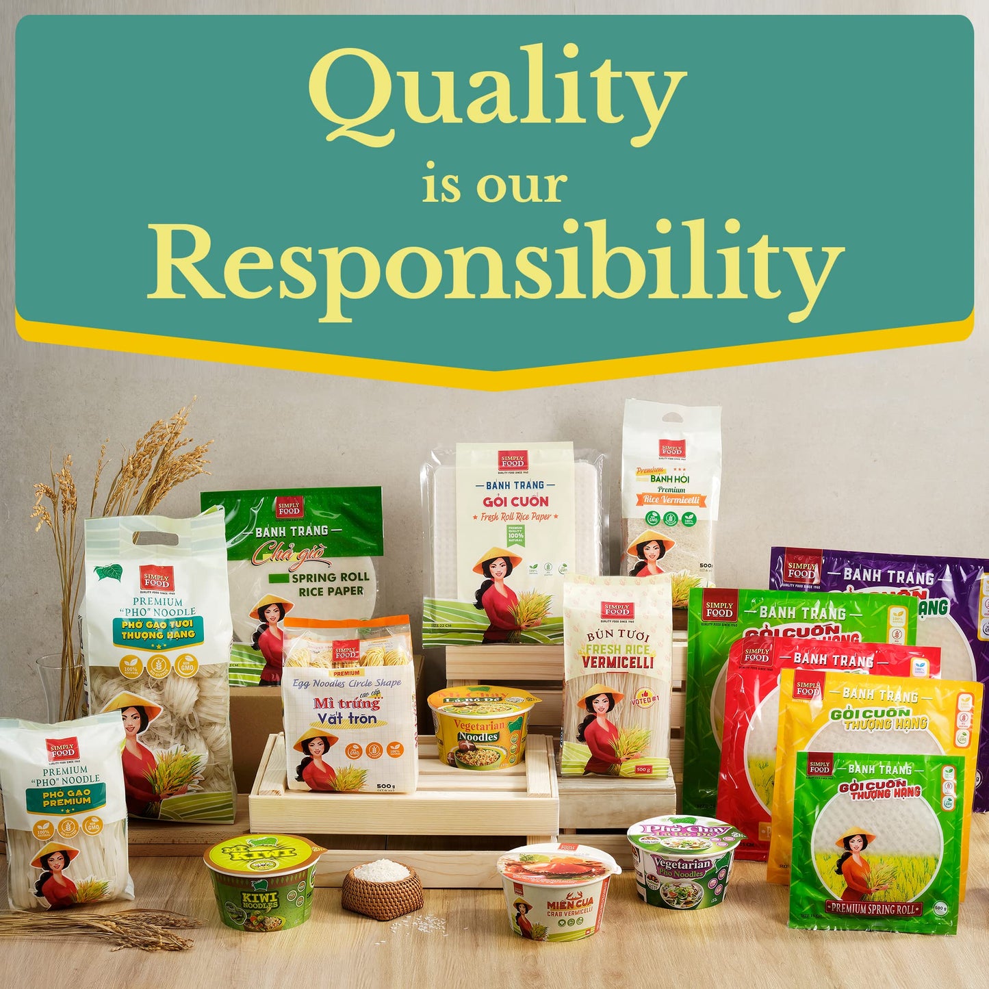 Premium Pho Style Rice Stick Noodles - Individually Portioned- Restaurant Quality, Soft And Chewy Texture, Gluten-Free, And Non-