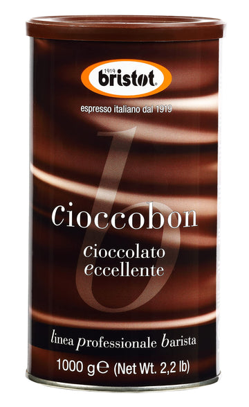 Bristot Cioccobon Cioccolato Eccellente | Premium Italian Hot Chocolate Mix | 2.2Lbs/1Kg