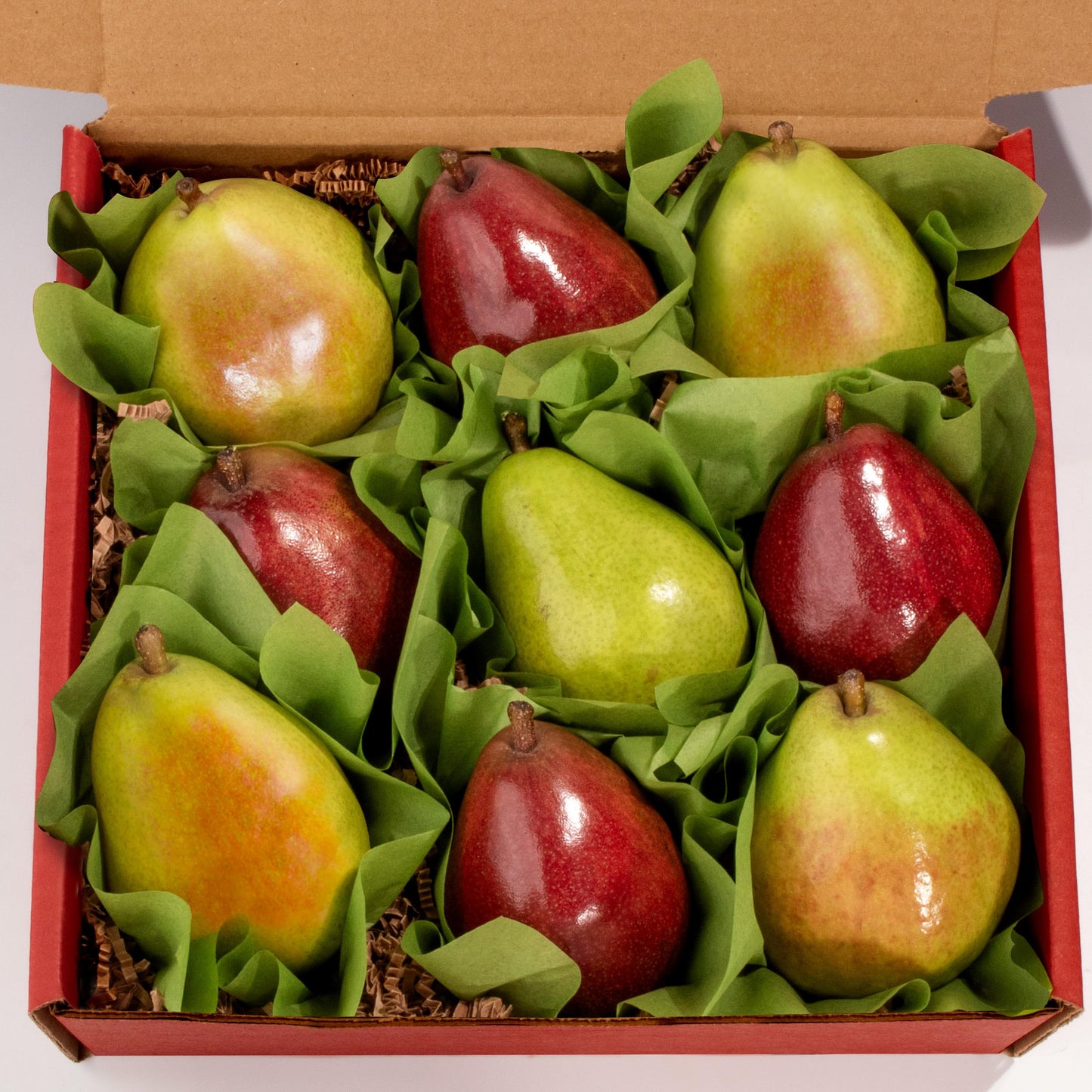 Whole Foods Organic 9 Count Red & Green D'Anjou Pears