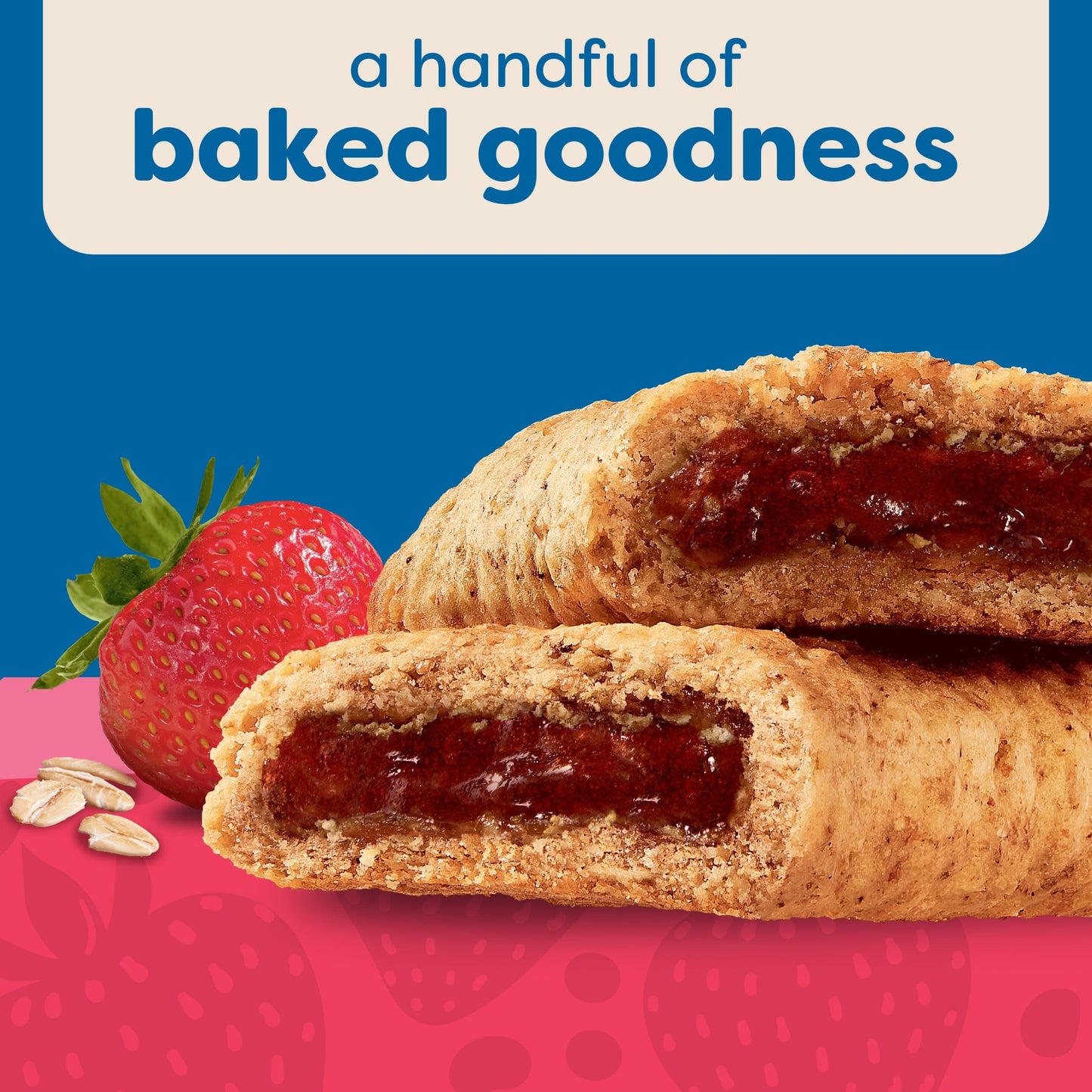 Nutri-Grain Breakfast Bars, Made with 10g Whole Grains, Snack Bars, Strawberry, 20.8oz Box (16 Bars)
