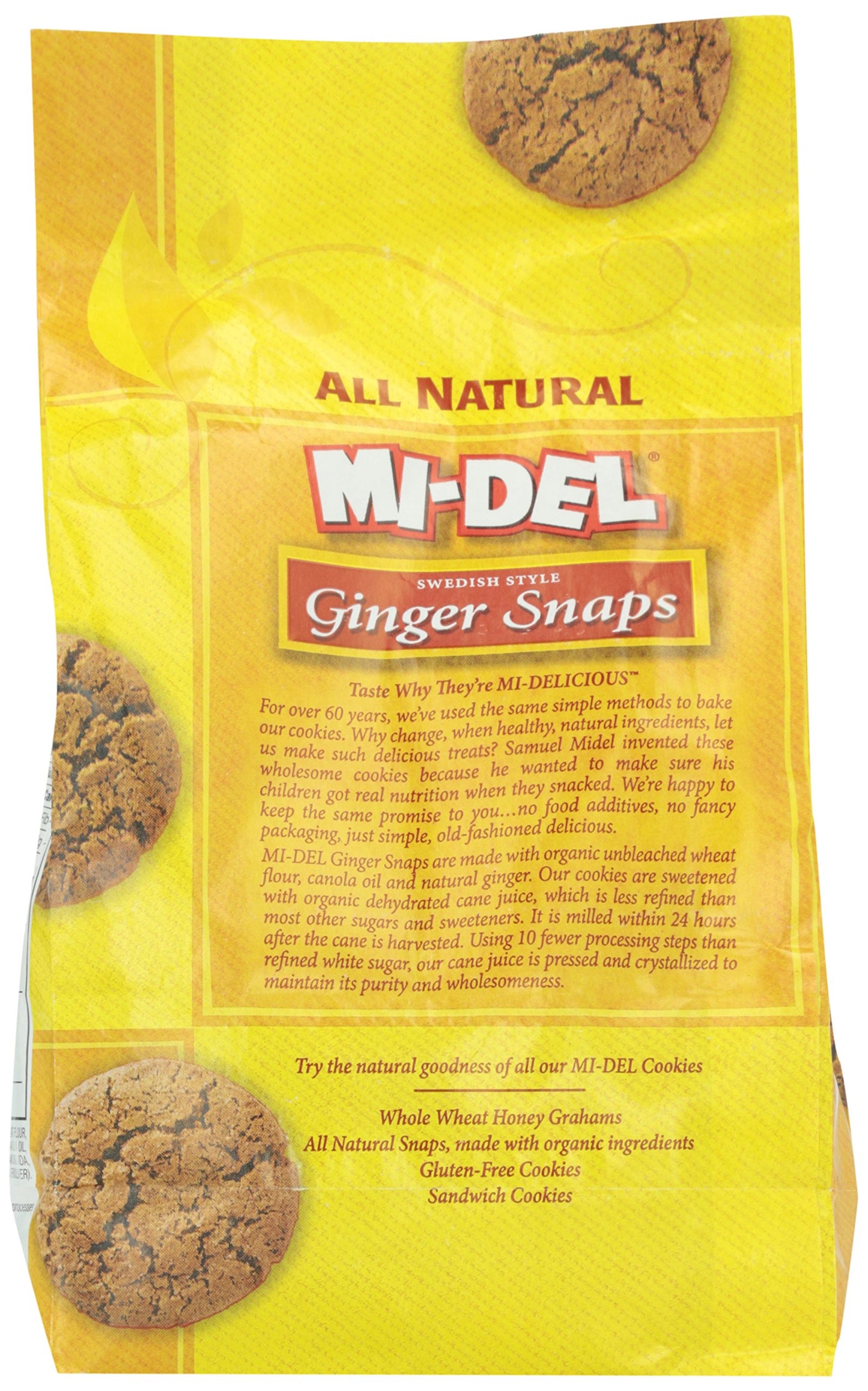 Mi-Del Ginger Snaps 10 Oz
