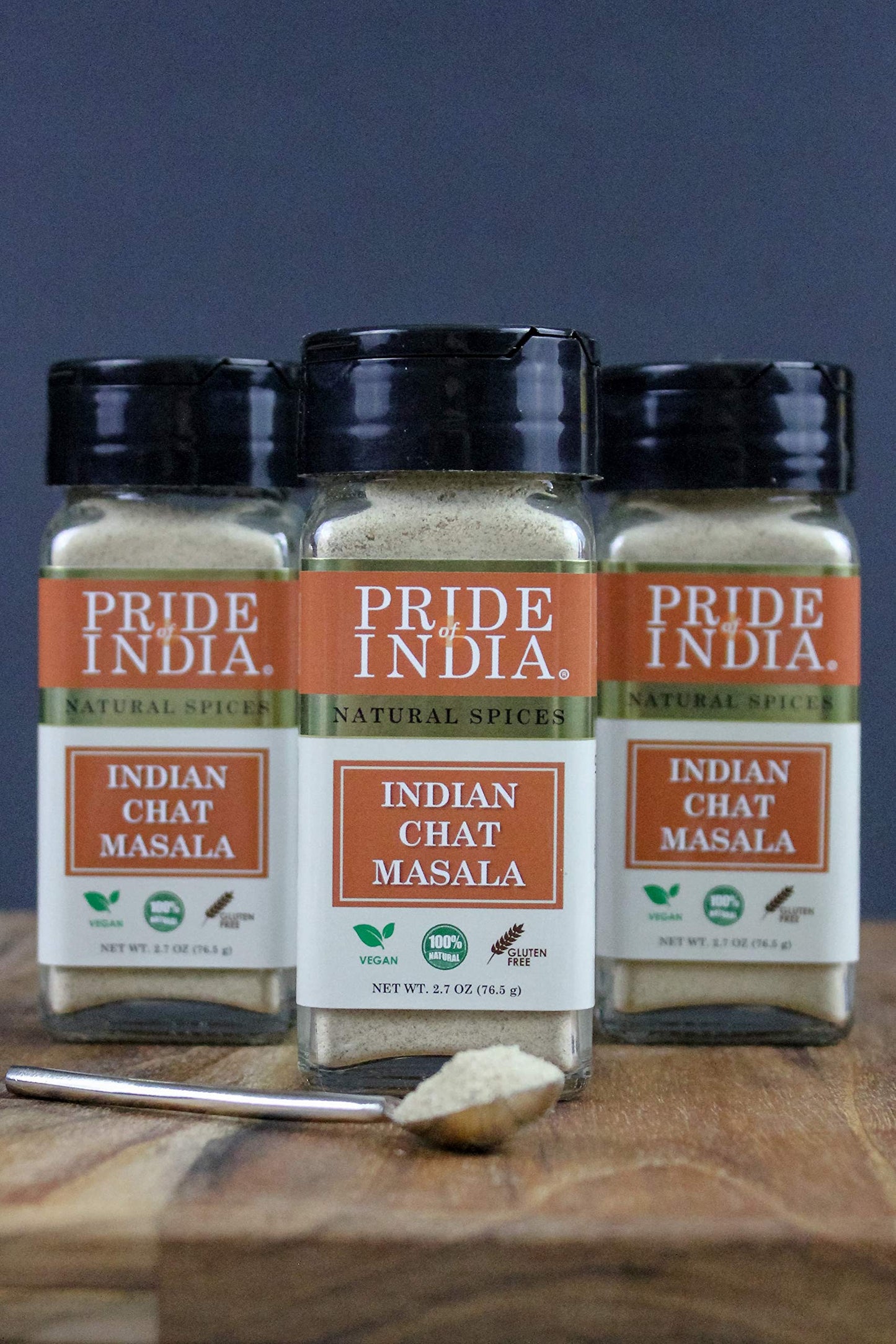 Pride Of India - Indian Chat Masala Seasoning Spice - Ideal For Savory Dishes - Perfect Seasoning For Drinks/Salads/Fruits - Pre