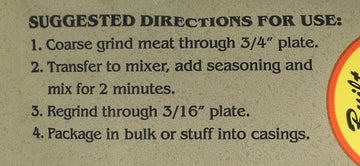 A.C. Legg'S - Mild Italian Sausage Seasoning, 4 Packs - 8 Ounce Each