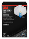 3M Sanding And Fiberglass Valved Respirator 8511H10-Dc-Ps, 10 Ea/Pk, 4 Pks/Cs