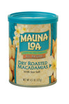 Mauna Loa Premium Hawaiian Roasted Macadamia Nuts, Dry Roasted with Sea Salt, 4.5 oz. Can (Pack of 1), Multi