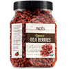 Roots Circle Organic Dried Goji Berries, Antioxidant-Rich Superfood, 14.1 oz Jar, Vegan, Non-GMO, Kosher