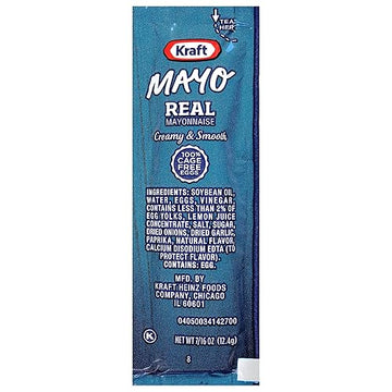 Kraft Mayo Real Mayonnaise Single Serve Packet (0.16 Oz Packets, Pack Of 500)