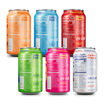 Poppi Sparkling Prebiotic Soda Beverage with Apple Cider Vinegar Seltzer Water and Fruit Juice New Obsessions Variety Pack 12 Fl Oz Pack of 12 Packaging May Vary