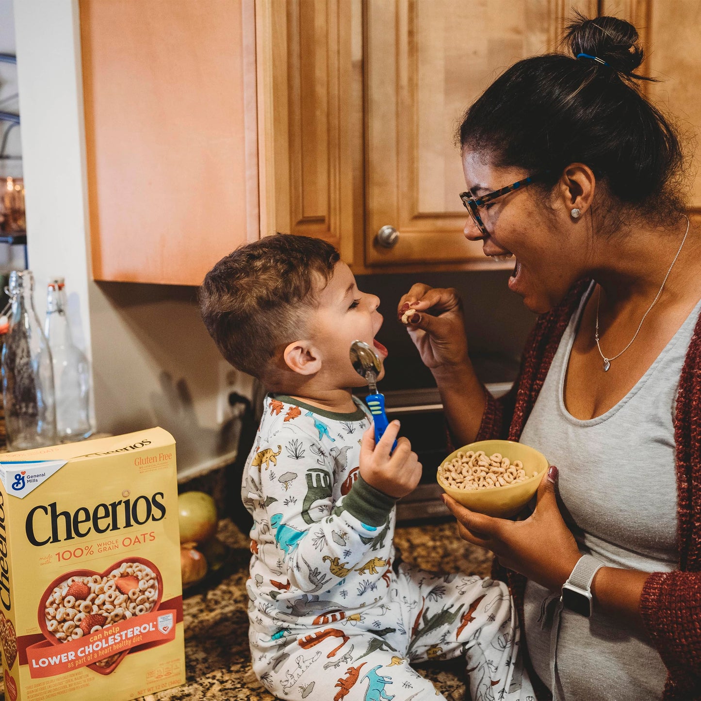 Cheerios Cup Cereal, 1.3 Oz (Pack Of 60)
