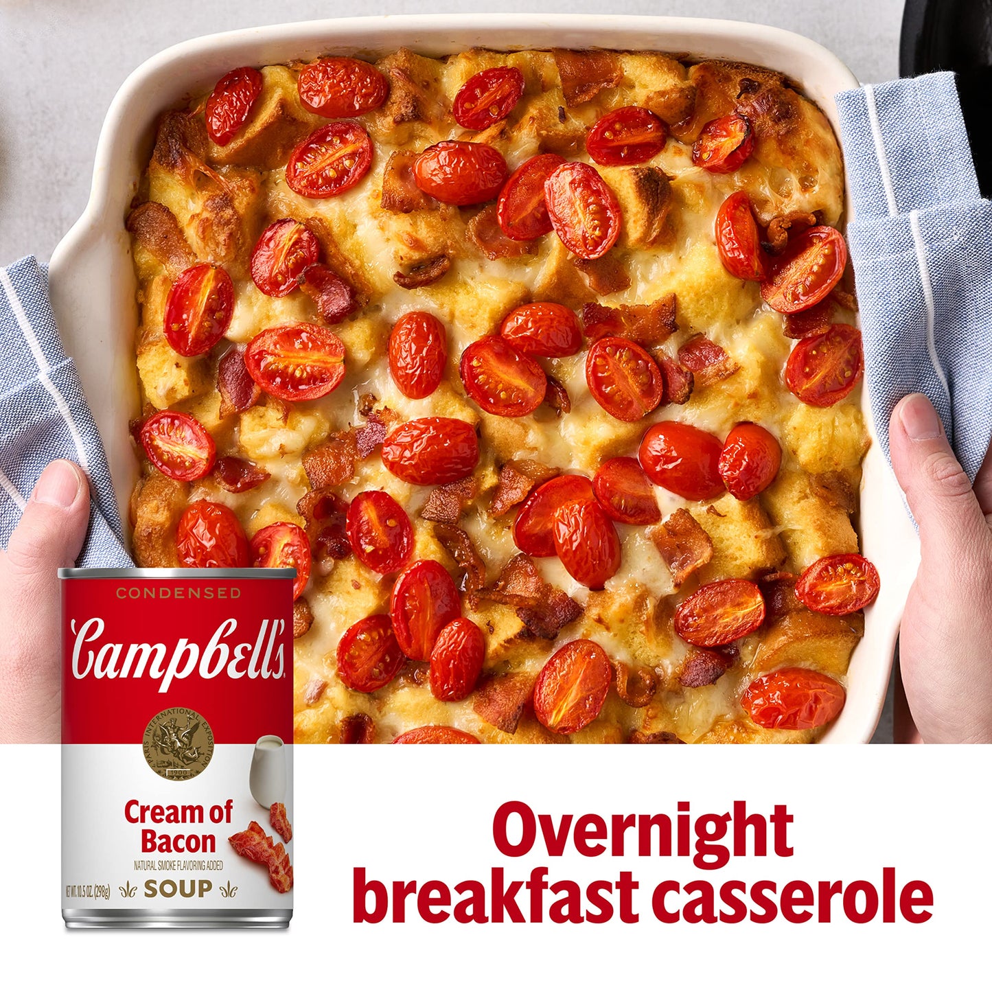 Campbell's Condensed Cream of Bacon Soup, 10.5 Ounce Can (Case of 12)