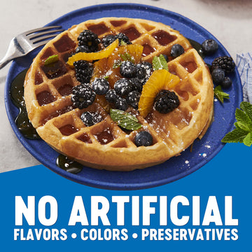 Krusteaz Belgian Waffle Mix - Light & Crispy, No Artificial Flavors - 28 Ounce (Pack of 4)