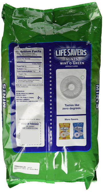 Lifesavers Wint O Green Mints 50Oz Bag