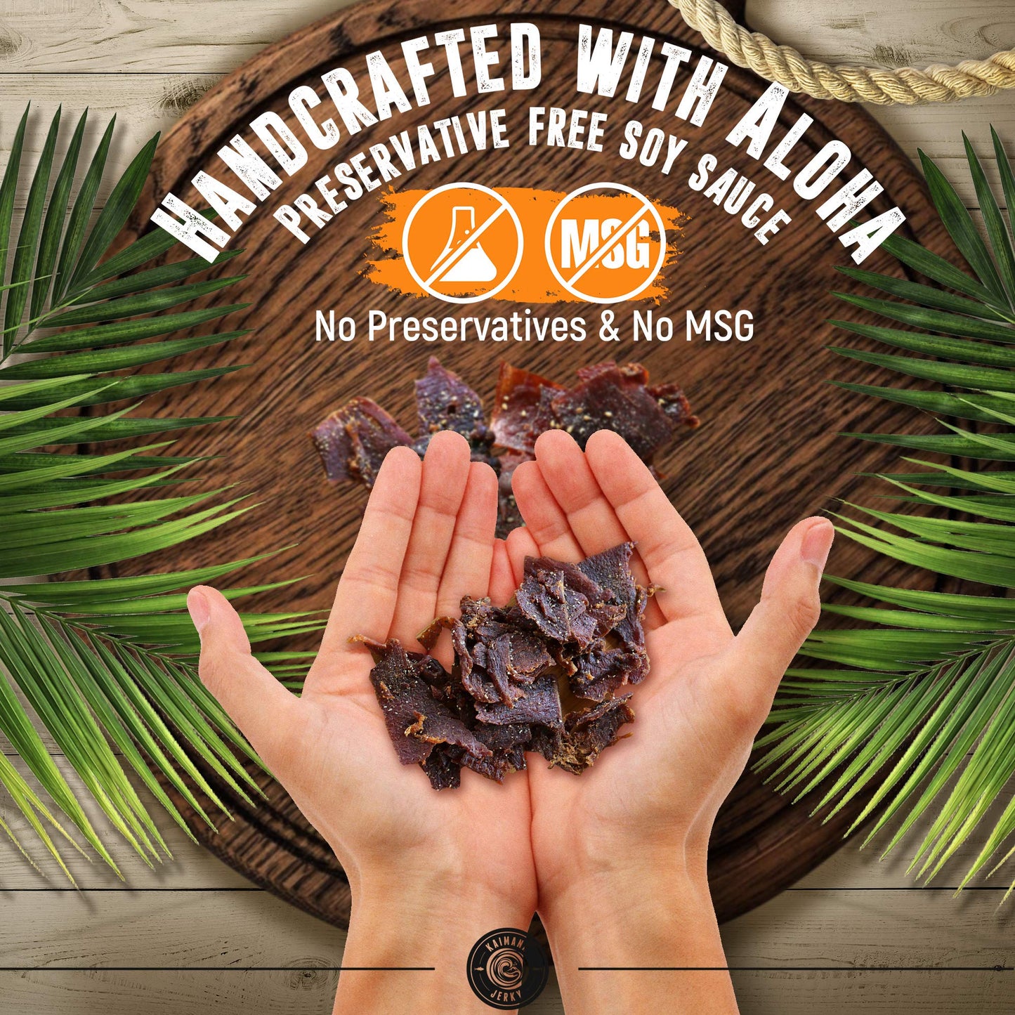 Kaimana Wild-Caught Ahi Tuna Jerky - Teriyaki | Rich In Omega-3S & High In Protein | All-Natural & Organic Fish Jerky (3 Pack, 2