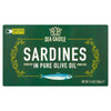 Sea Castle Skinless & Boneless Sardine in Olive Oil, 4.4 oz