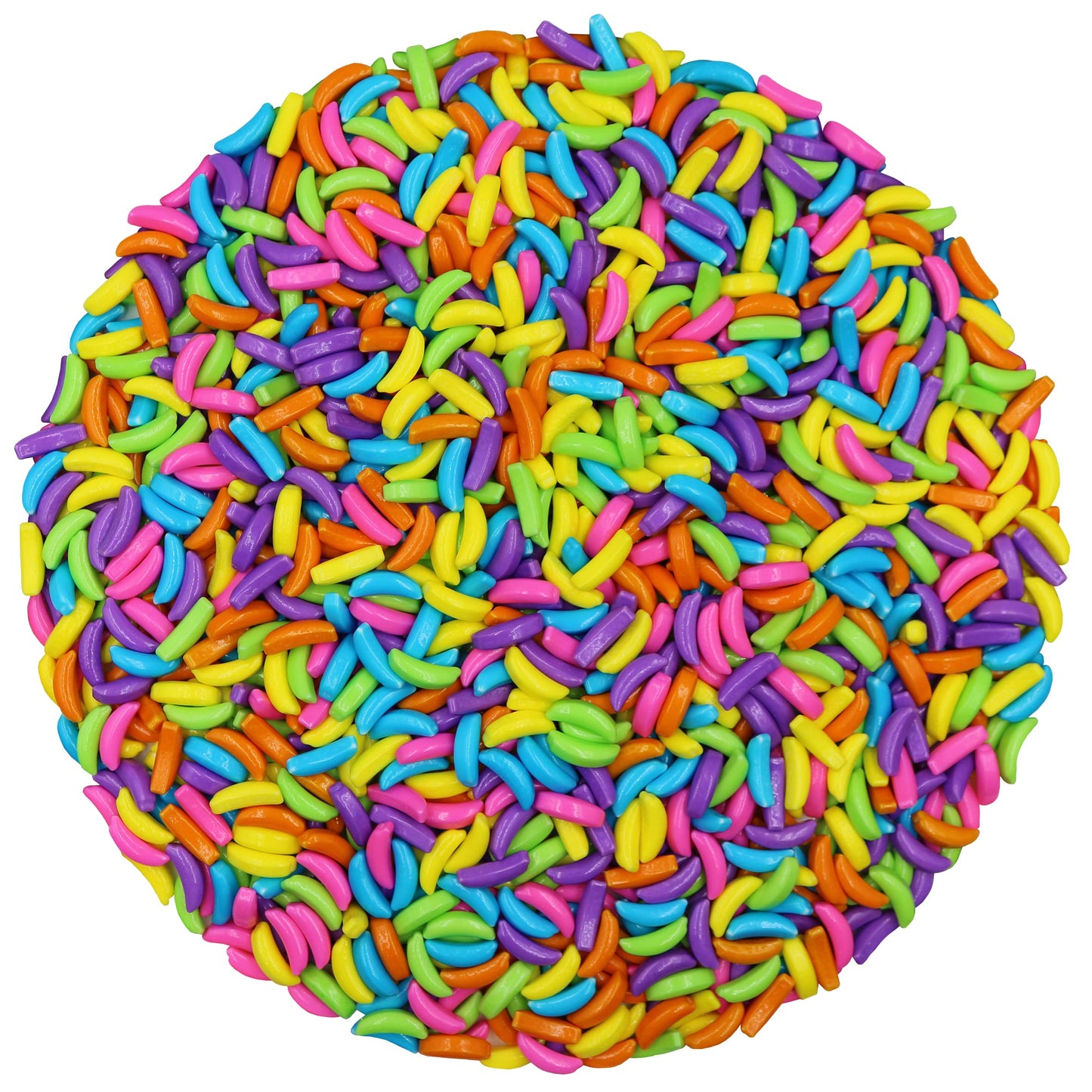 Firstchoicecandy Silly Banana Heads Classic Hard Candy (Assorted Rainbow, 2 Pound)